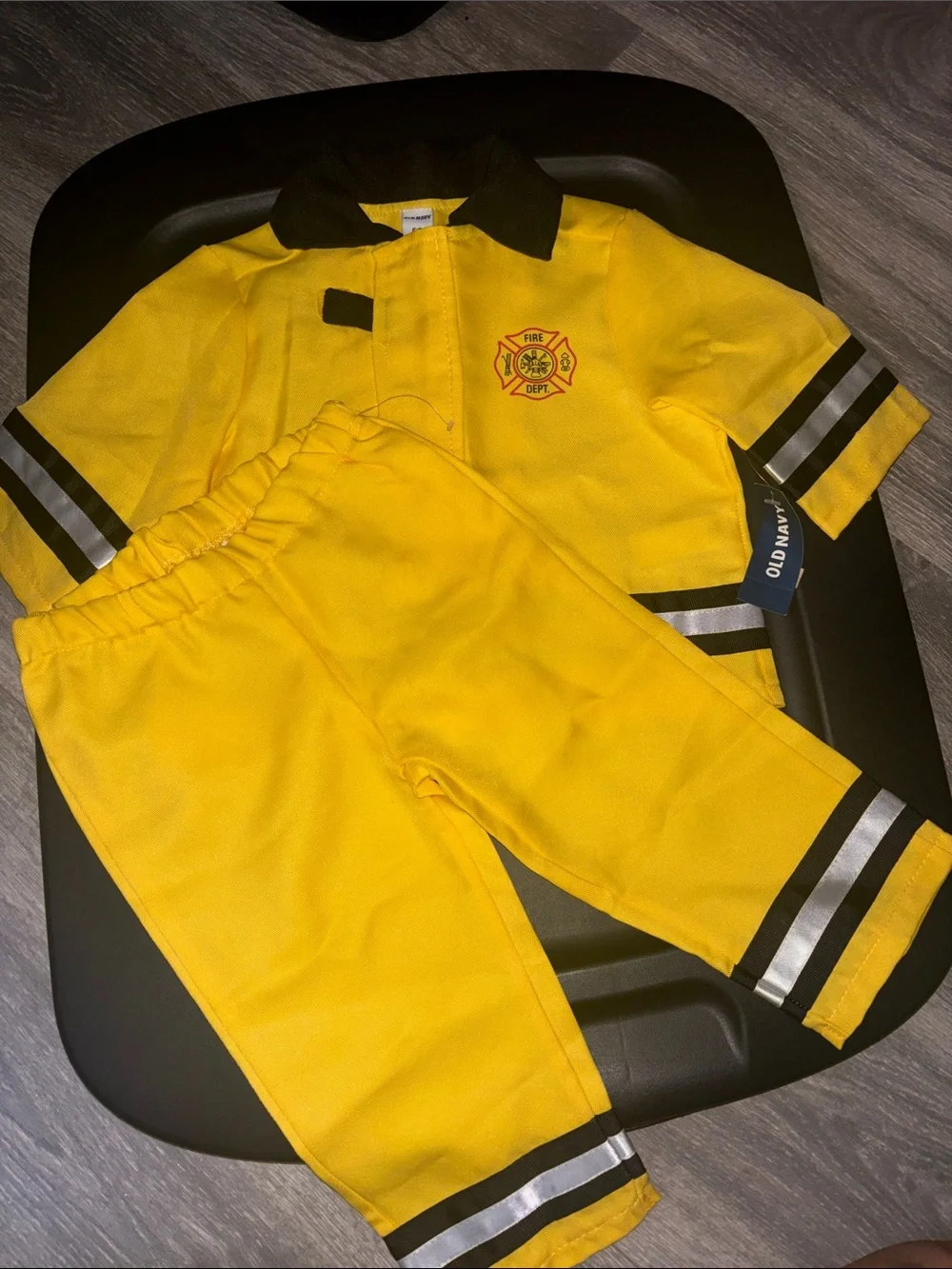 Old Navy Yellow Firefighter Dress-Up Costume Set